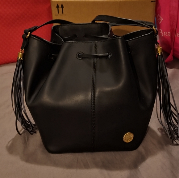 Like-New VINCE CAMUTO Bucket Bag - Picture 7 of 13